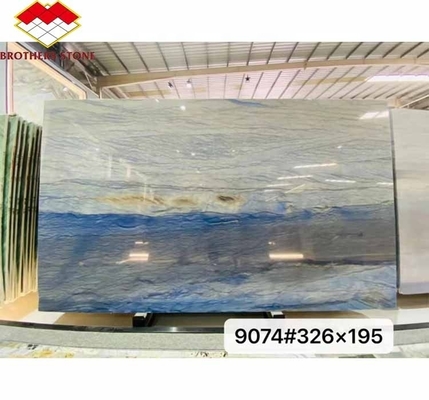 Vente directe de carreaux de marbre de puits de ciel bleu