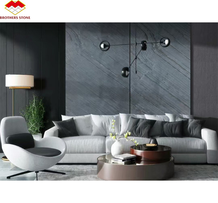 Carreaux muraux en feuille de faisceau de pierre naturelle ultra-mince pour le design intérieur d'hôtel moderne