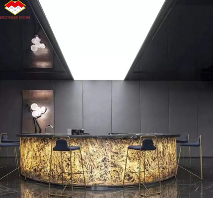 Carreaux muraux en feuille de faisceau de pierre naturelle ultra-mince pour le design intérieur d'hôtel moderne