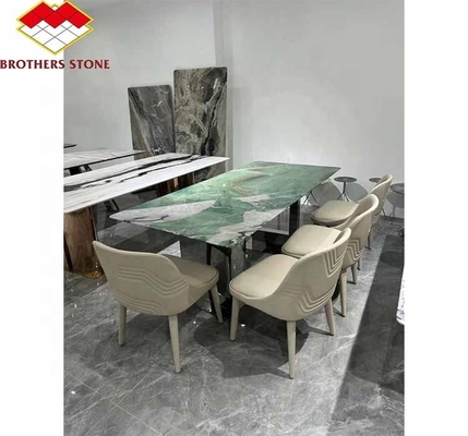 Pierre naturelle Brésil Marbre rétroéclairé Sodalite vert Quartzite pour les idées de conception de chambre