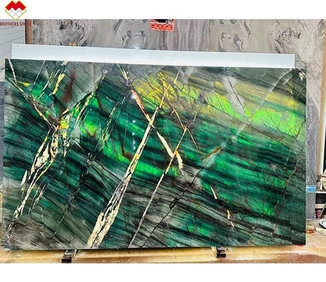 18 20 mm épaisseur Fuchsite cristallin vert Luxe Royale Émeraude Vert Quartzite