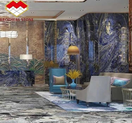 Grande dalle moderne de luxe en pierre blanche veines de cloisonne marbre pour le sol du salon carreaux