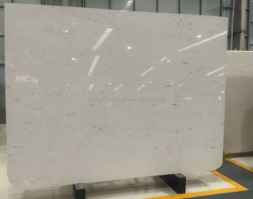 Projets de bâtiment à petite échelle Essentiel Populaire Légère Beige Natural Marbre Carreaux de mur