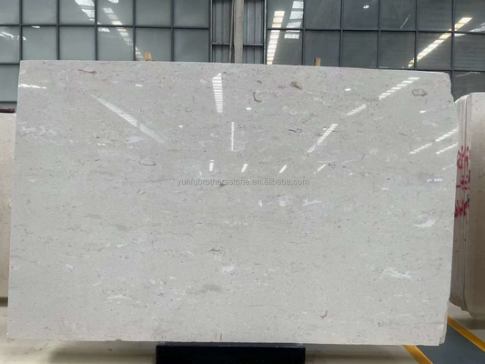 Projets de bâtiment à petite échelle Essentiel Populaire Légère Beige Natural Marbre Carreaux de mur