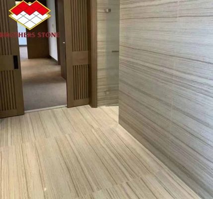 Panneaux de paroi de plancher conçus en bois gris en grain de marbre pour un style personnalisé