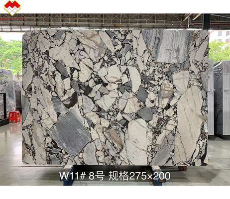 Porte polie Design de bordure de mur Marbre éléphant Blanc marbre dalle d'épaisseur de 20 mm