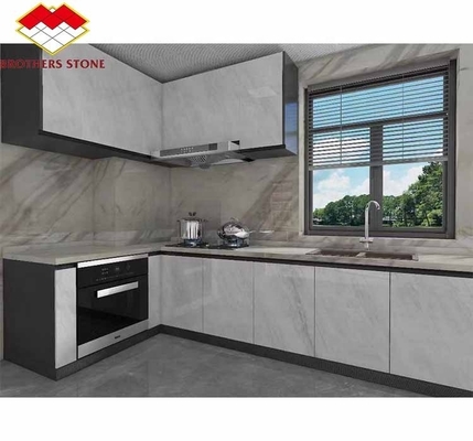 Pierre naturelle taillée à la taille Foshan Grecque Jazz Blanc Marbre avec finition polie