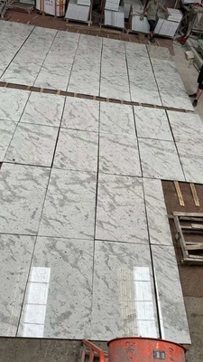 Plancher de sol en granit blanc polissé de l'Alaska