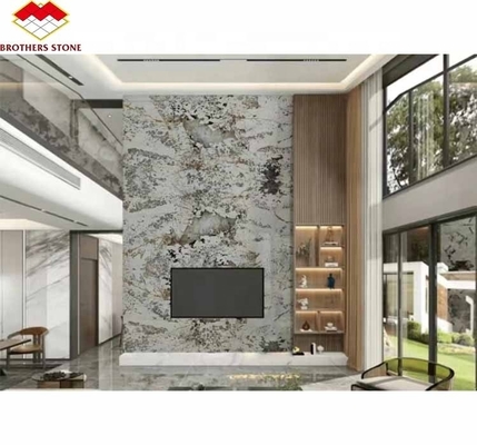Pierre naturelle Pandore Marbre grande dalle découpé à la taille pour le mur de l'hôtel moderne Villa