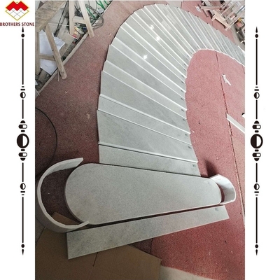 ODM/OEM personnalisé Marbre cristallin blanc pour les escaliers à fil Onyx Escalier en marbre à Foshan