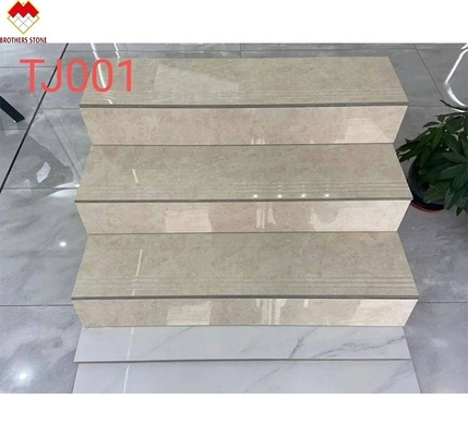 Carreaux de sol en céramique vernis poli Prix bon marché Carreaux d'escalier en porcelaine de 1200*470 mm en Chine