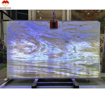 Améliorez votre cuisine et votre salle de bain avec du quartz bleu clair brésilien poli