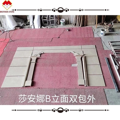 Décoration de l'hôtel et de la villa avec un style de design moderne En arrière-plan en dalles de marbre en onyx bleu