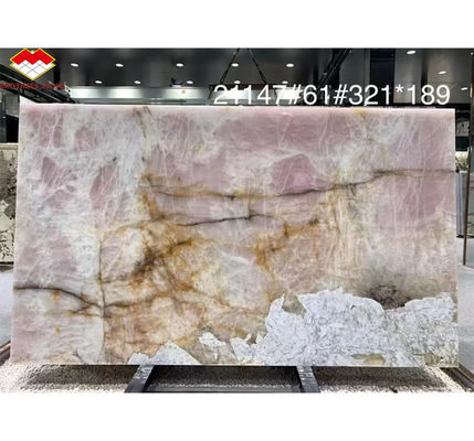 Panneau mural brésilien de marbre Pandora poli pour le style moderne