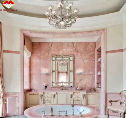 Panneau mural brésilien de marbre Pandora poli pour le style moderne
