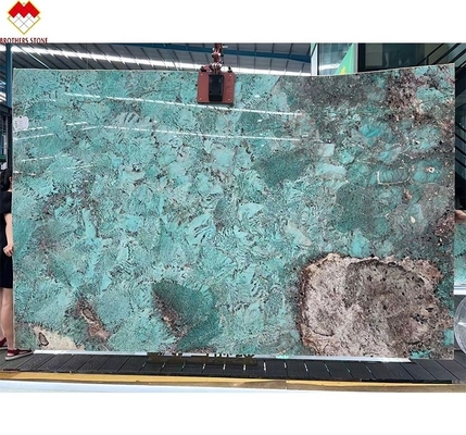 Portomare à l'intérieur Quartzite brillant Amazone vert Marbre multi-couleurs Verte Guatemala