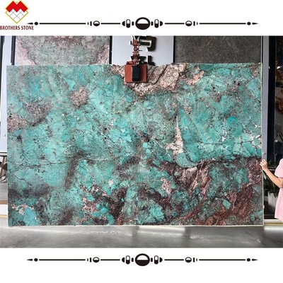 Portomare à l'intérieur Quartzite brillant Amazone vert Marbre multi-couleurs Verte Guatemala