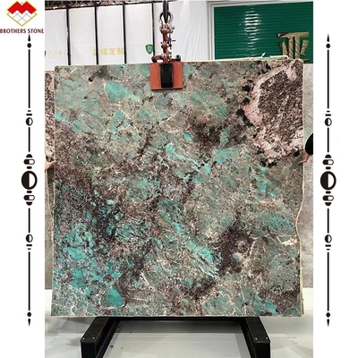 Portomare à l'intérieur Quartzite brillant Amazone vert Marbre multi-couleurs Verte Guatemala