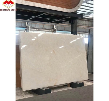 Glace moderne de jade Blanche neige Glace de pierre Onyx Translucide Cristallo Quartzite