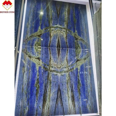 Design moderne Luxe élégant Brésil Rêve Saphir Blue Stone rétroéclairé Labradorite Granit bleu
