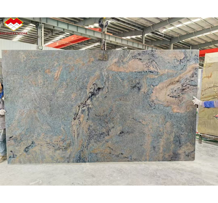 Amazon Blue Luxury Stone Polished Slab pour une villa et un hôtel