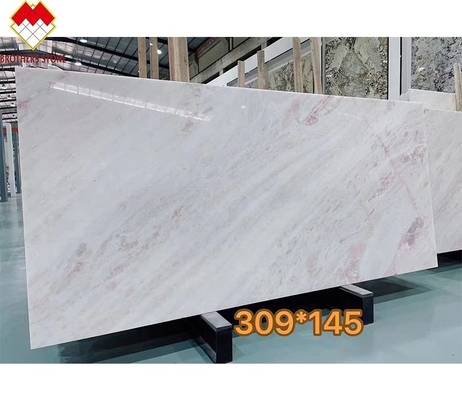 Fantasy moderne rose rose quartzite plaque Villa Marbre type Dolomite Polie grande plaque