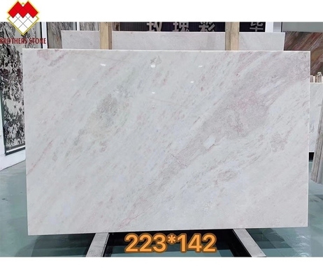 Fantasy moderne rose rose quartzite plaque Villa Marbre type Dolomite Polie grande plaque