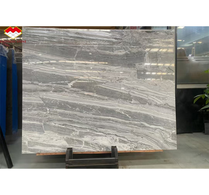 Panneaux muraux de marbre gris serbe poli pour la décoration intérieure haut de gamme