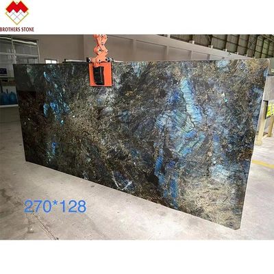 15-18 mm d'épaisseur Marbre bleu de Bahia transparent cristallin bleu Onyx marbre en bon état