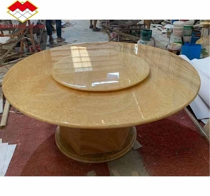 Finition de surface Design poli rétroéclairé Orange Jade Stone pour le bassin et la table à manger