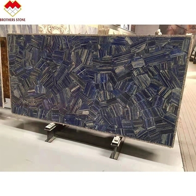 Carreaux modernes en bleu marbre de Bahia couleur bleue de granit bleu de Lémur pour décoration intérieure