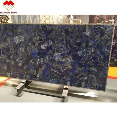 Carreaux modernes en bleu marbre de Bahia couleur bleue de granit bleu de Lémur pour décoration intérieure