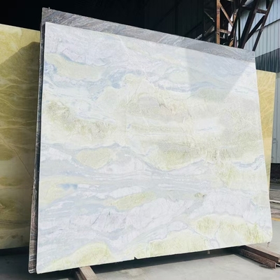 Moderne bleu Onyx marbre avec des veines vertes pour le comptoir table de vanité Design de plancher murale Solution de conception graphique inclus