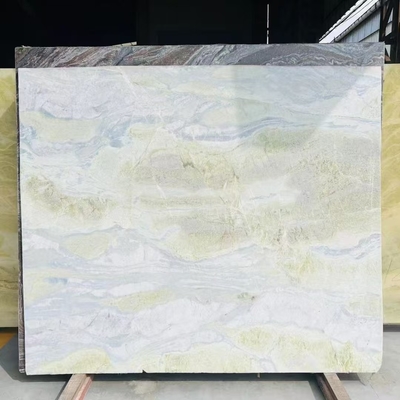 Moderne bleu Onyx marbre avec des veines vertes pour le comptoir table de vanité Design de plancher murale Solution de conception graphique inclus