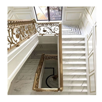 Unique bleu Onyx rétroéclairage Escaliers Balustrade pour 8-30 mm d'épaisseur Arc Escaliers