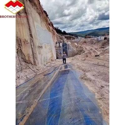 Les frères pierre satin bleu granite quartzite impérial bleu macaubas pour le sol mur bleu clair macaubas bleu marbre