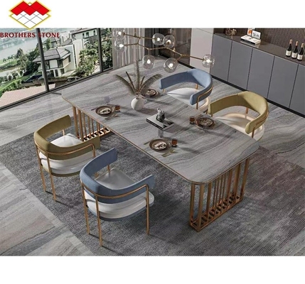 Plaques de granit bleu de pierre naturelle taillées sur mesure pour les panneaux muraux de la maison et la table à manger