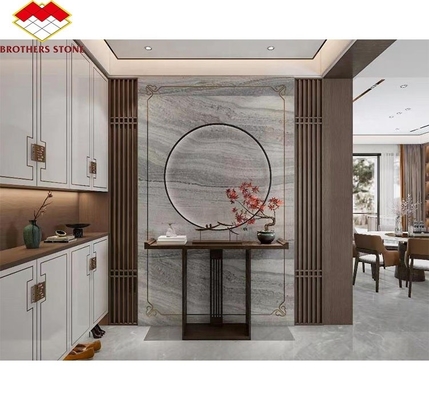 Plaques de granit bleu de pierre naturelle taillées sur mesure pour les panneaux muraux de la maison et la table à manger
