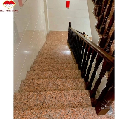 G562 Granit rouge de pierre naturelle polissée antidérapante Granite de dalle pour l'escalier de luxe