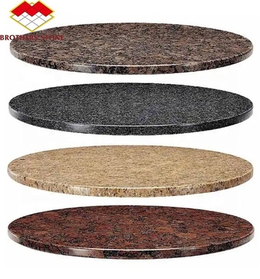 Table basse en granit chinois en pierre naturelle pour une table ronde polissée moderne