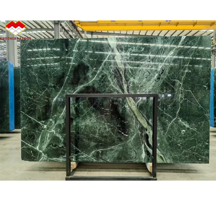 Marbre vert foncé de calcite pour le design moderne Villa salle de bain Evier et table à manger