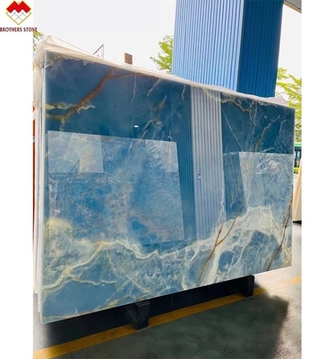 Panneau de pierre naturelle translucide pour décoration intérieure
