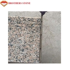 Dalles rouges de pierre de granit de pêche, matériau de construction de dalle de granit de coupe de coutume