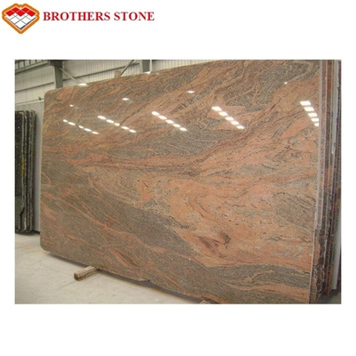Pierre de granit polie par résistance d'alcali, dalles de granit de la Chine Juparana 2400x700mm