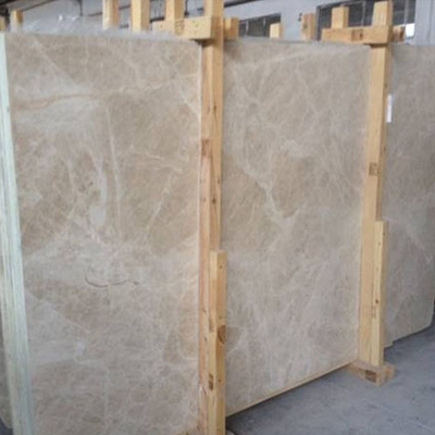 Dalle professionnelle de marbre d'Emperador de lumière de l'Espagne, grandes tuiles de marbre de mur