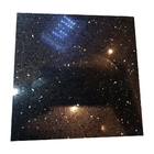 Dalles artificielles de pierre de quartz de galaxie noire, partie supérieure du comptoir noire de quartz de galaxie
