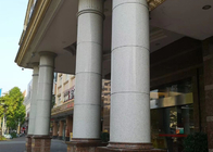 Pilier de marbre de colonnes en pierre naturelles solides pour la décoration de construction
