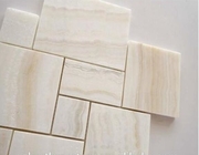 Évier en ivoire de mosaïque de dalle d'onyx à l'intérieur d'onyx blanc de la meilleure qualité de conception blanche de tuile