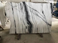 Plancher blanc 2630 x 1800mm 2/3&quot; de bloc dalle en pierre de marbre