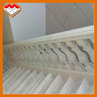 Balustrade 5/8&quot; de pilier de balcon d'escalier balustrade de marbre d'escalier